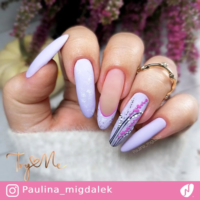 Purple Nails for Autumn